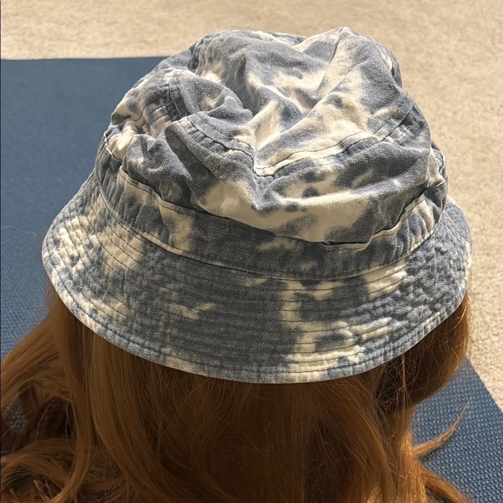 Blue and White Kids Bucket Hat